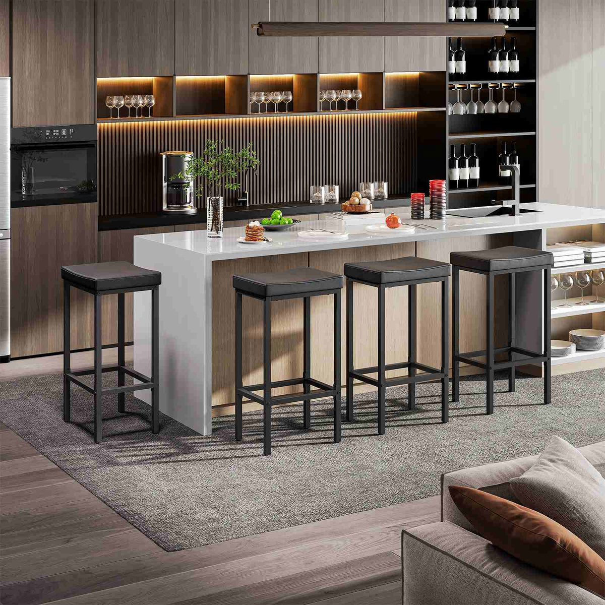 Bar Stools - Cafe Black