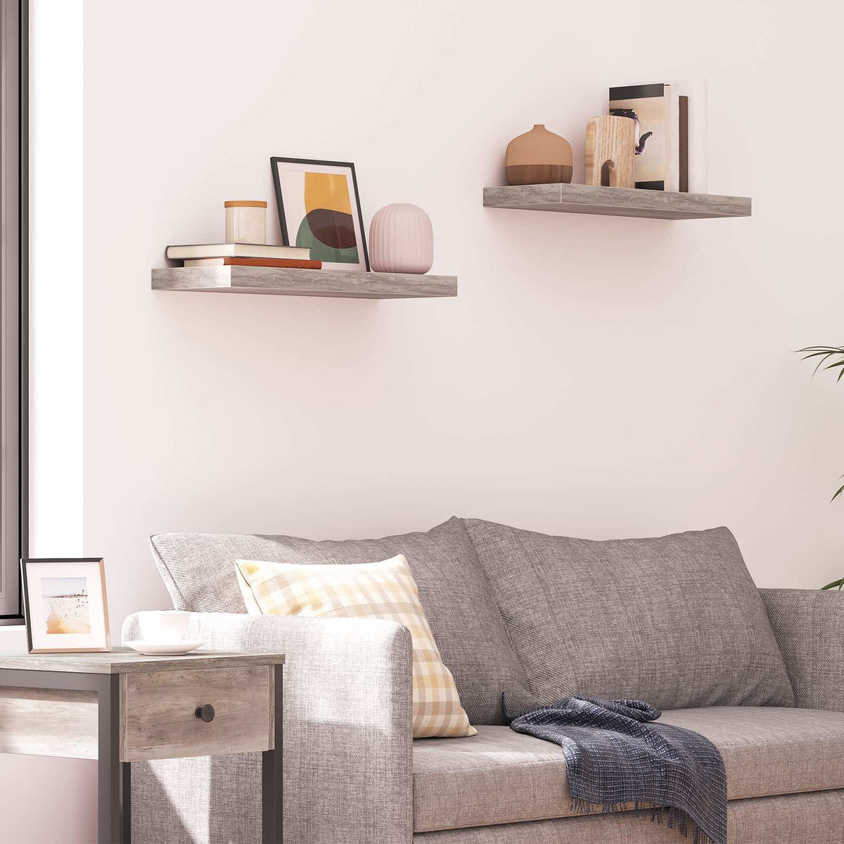 Floating Shelves for Wall - Grey