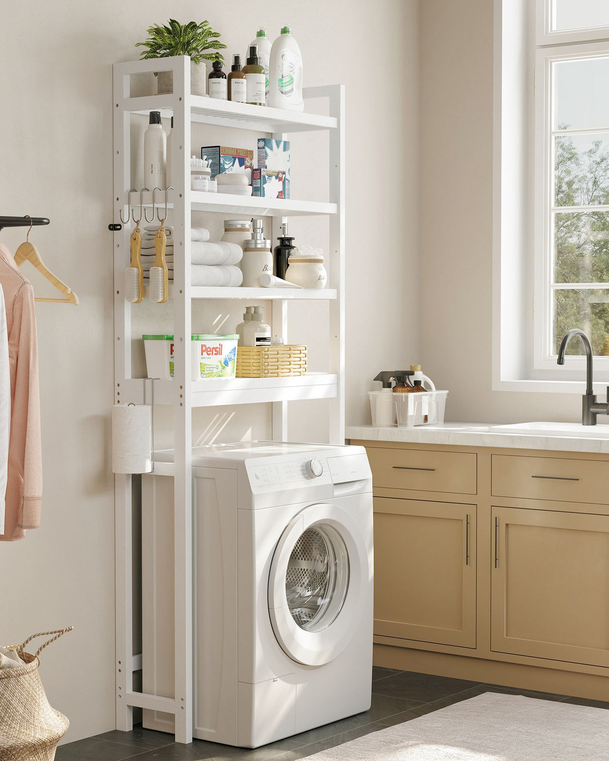 4-Tier Over-the-Toilet Storage Shelf