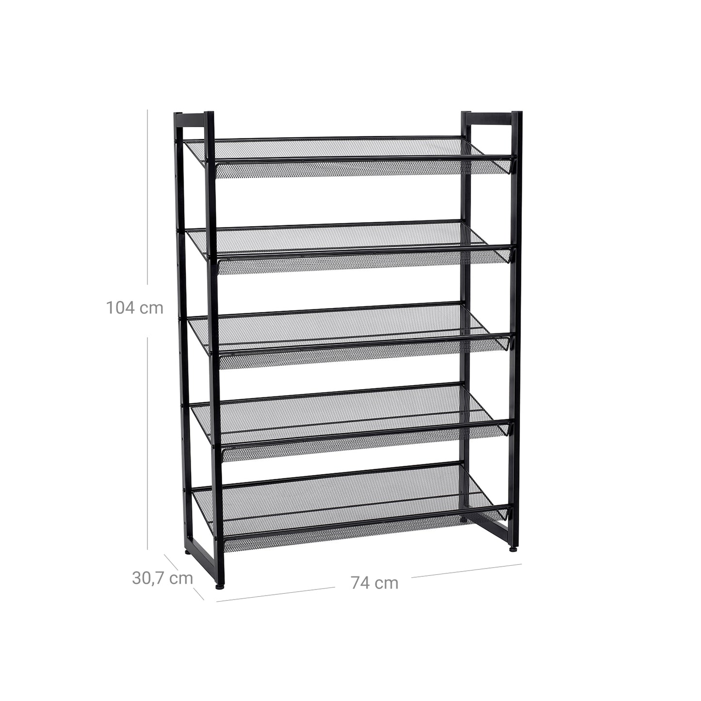 Flat Angled Shoe Rack - image 7