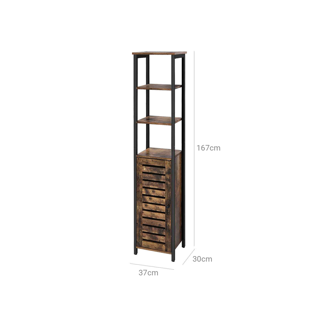 3 Shelves Storage Cabinet