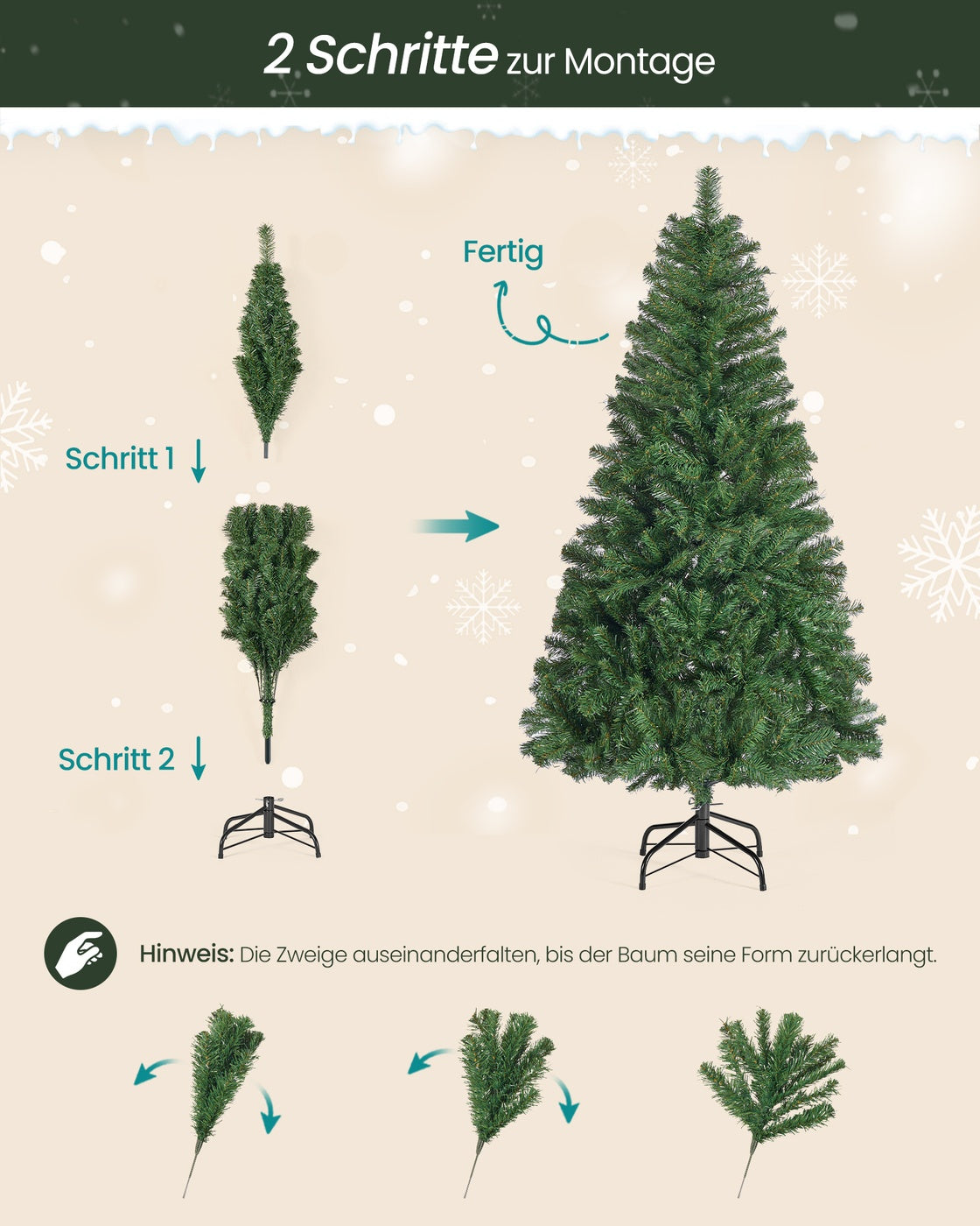 Artificial Christmas Tree — 150 cm