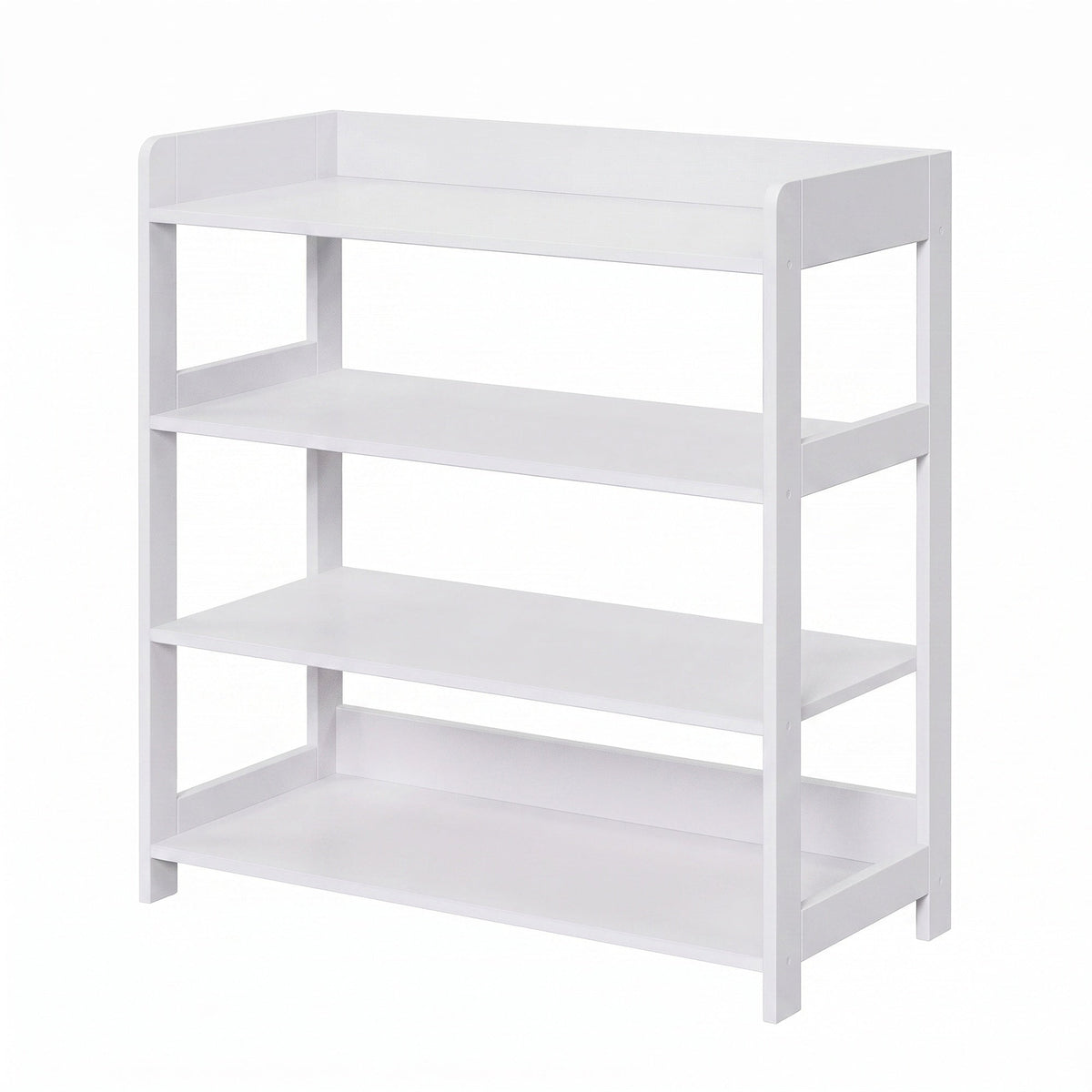 White 4-Tier Shoe Rack — 63 x 30 x 66 cm - image 1