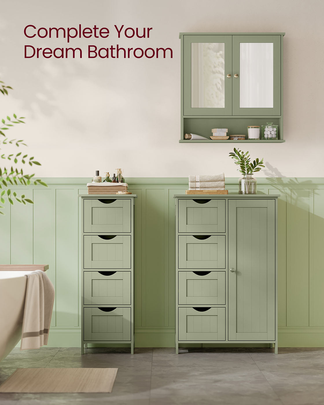 Bathroom Cabinet with Mirror