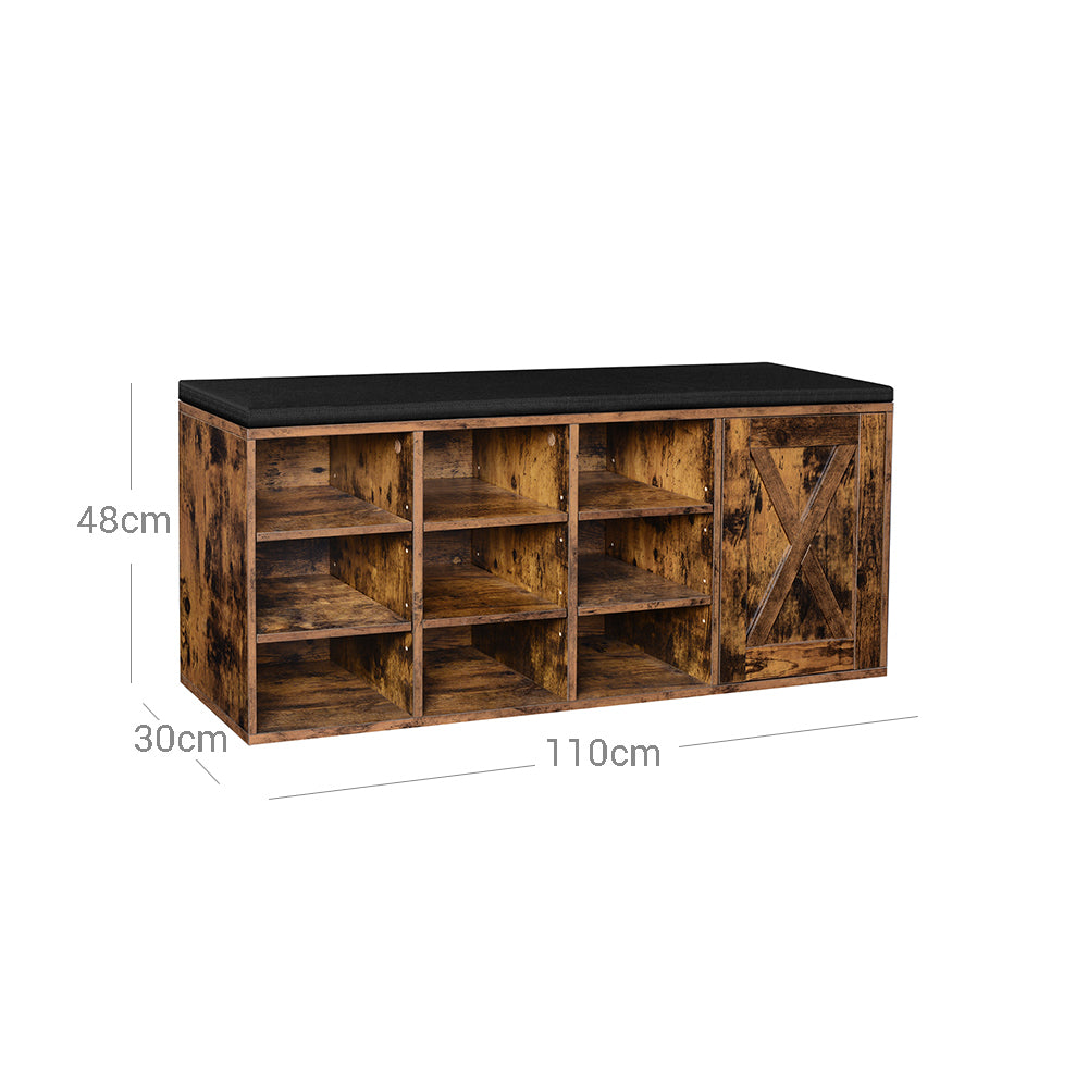 Shoe Rack with 9 Open Compartments - image 7