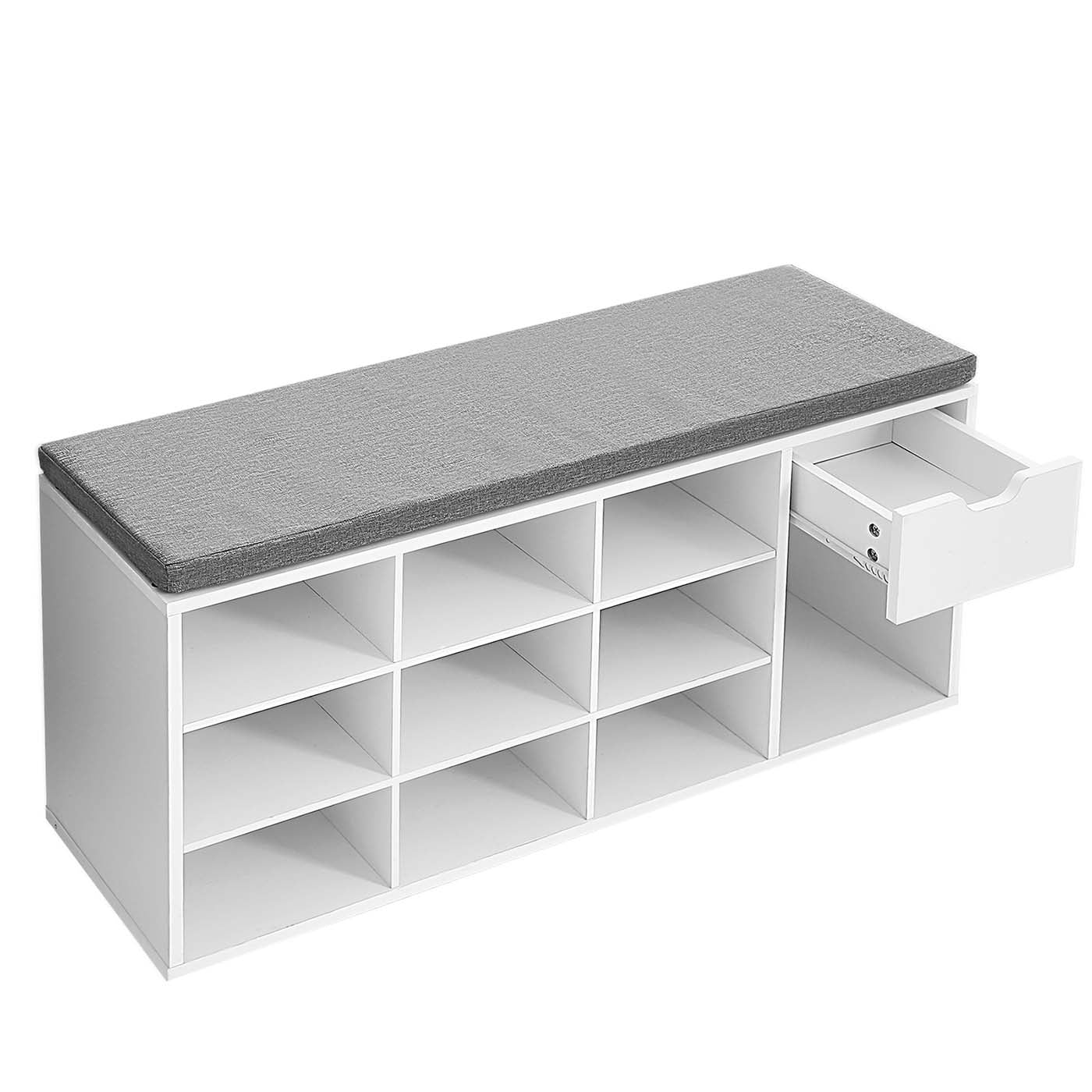 Open Compartments Shoe Bench - image 9