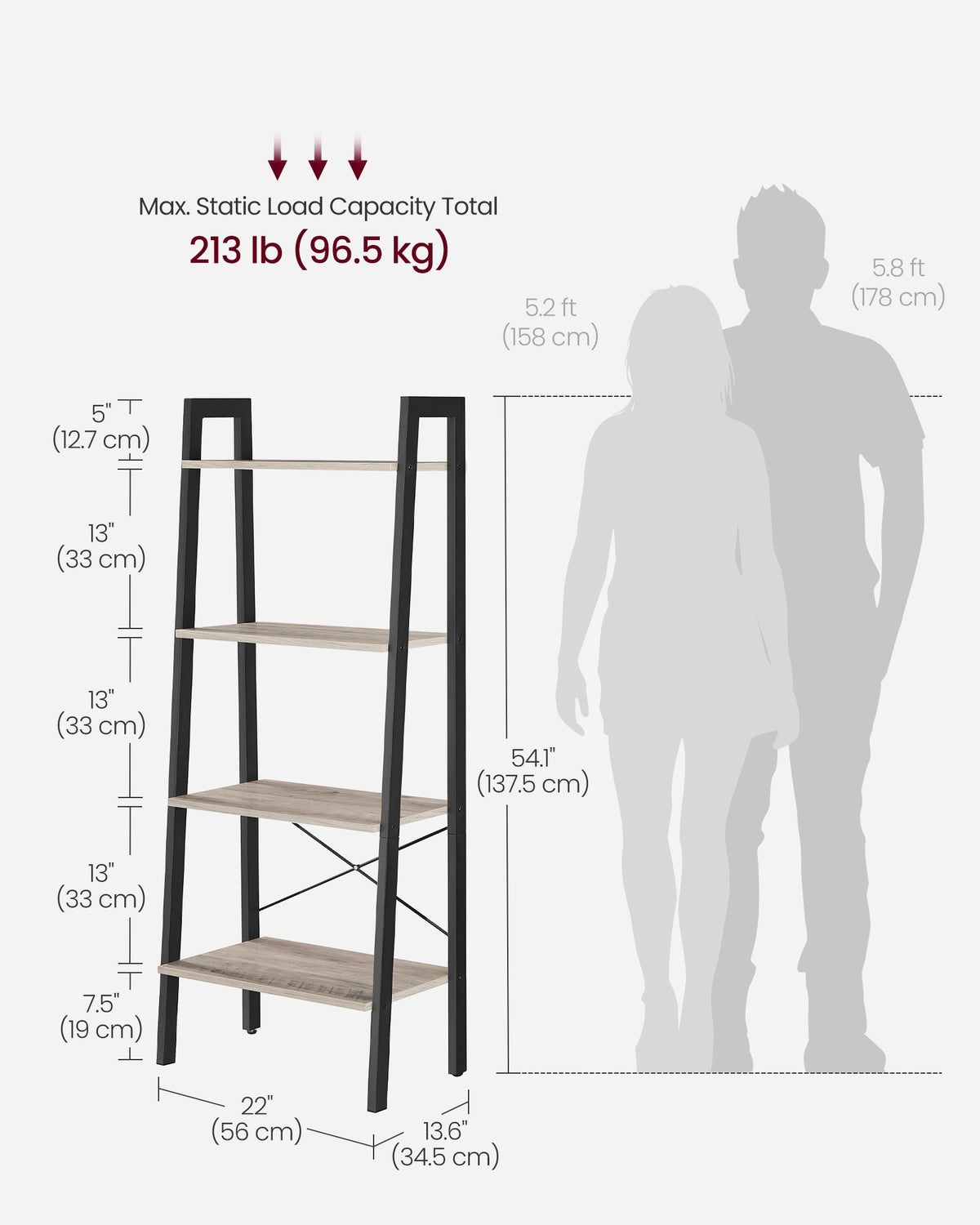 LEOLA Ladder Shelf
