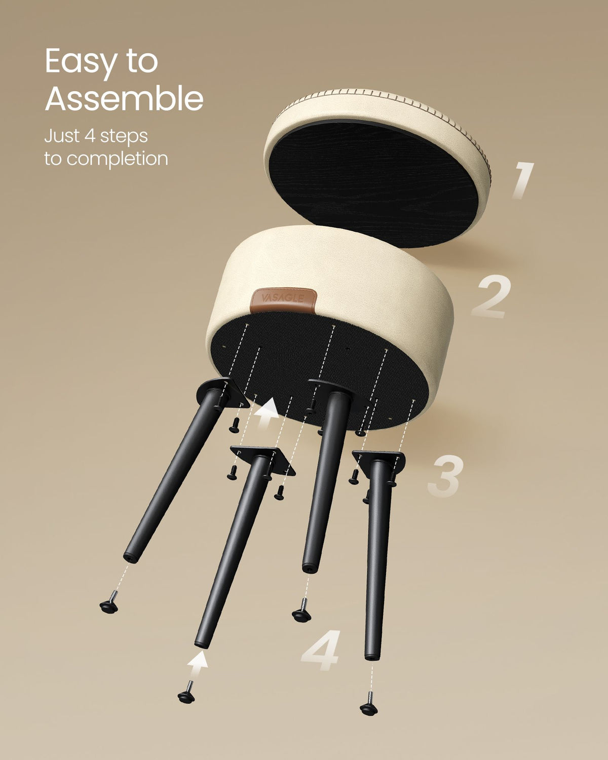 EKHO Collection - Storage Ottoman