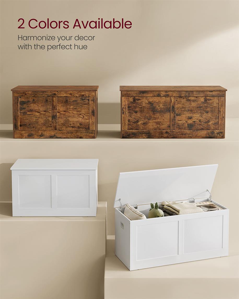 Storage Chest with 2 Safety Hinges - HWLEXTRA