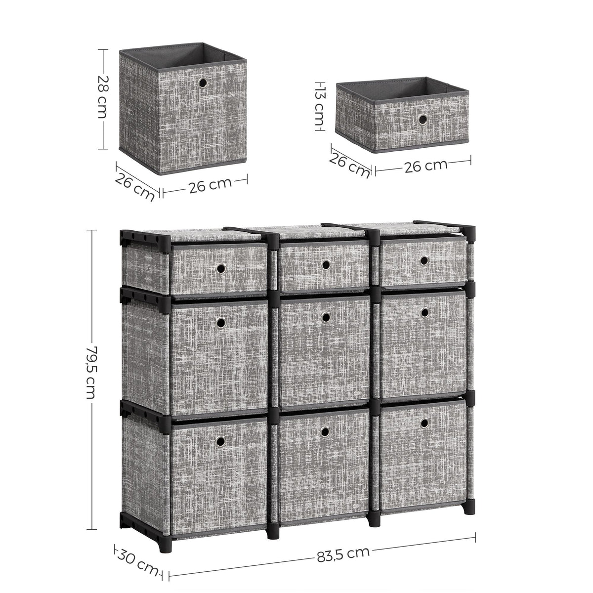 9-Cube Drawer Organiser - image 7
