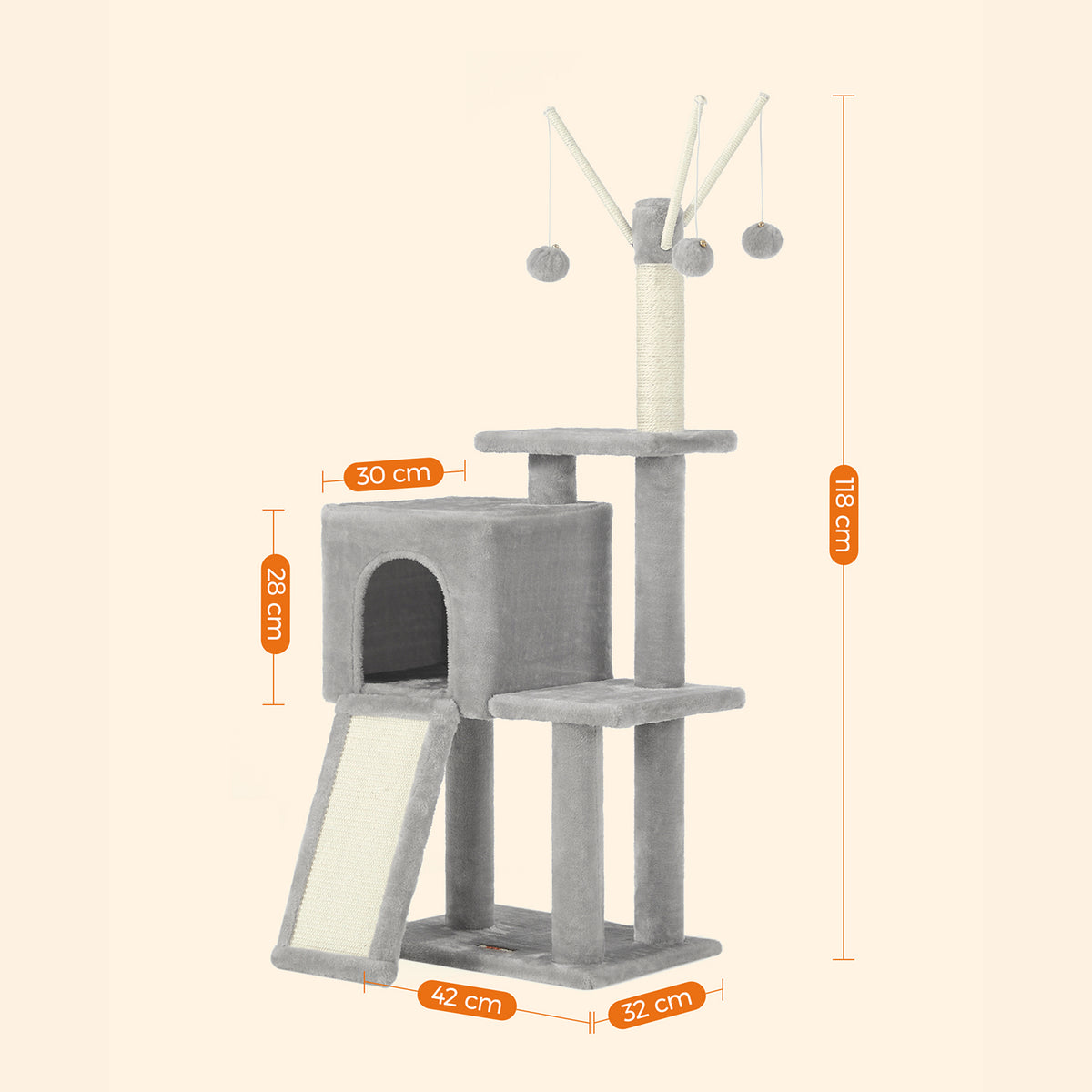 Cat Tree with Scratching Post