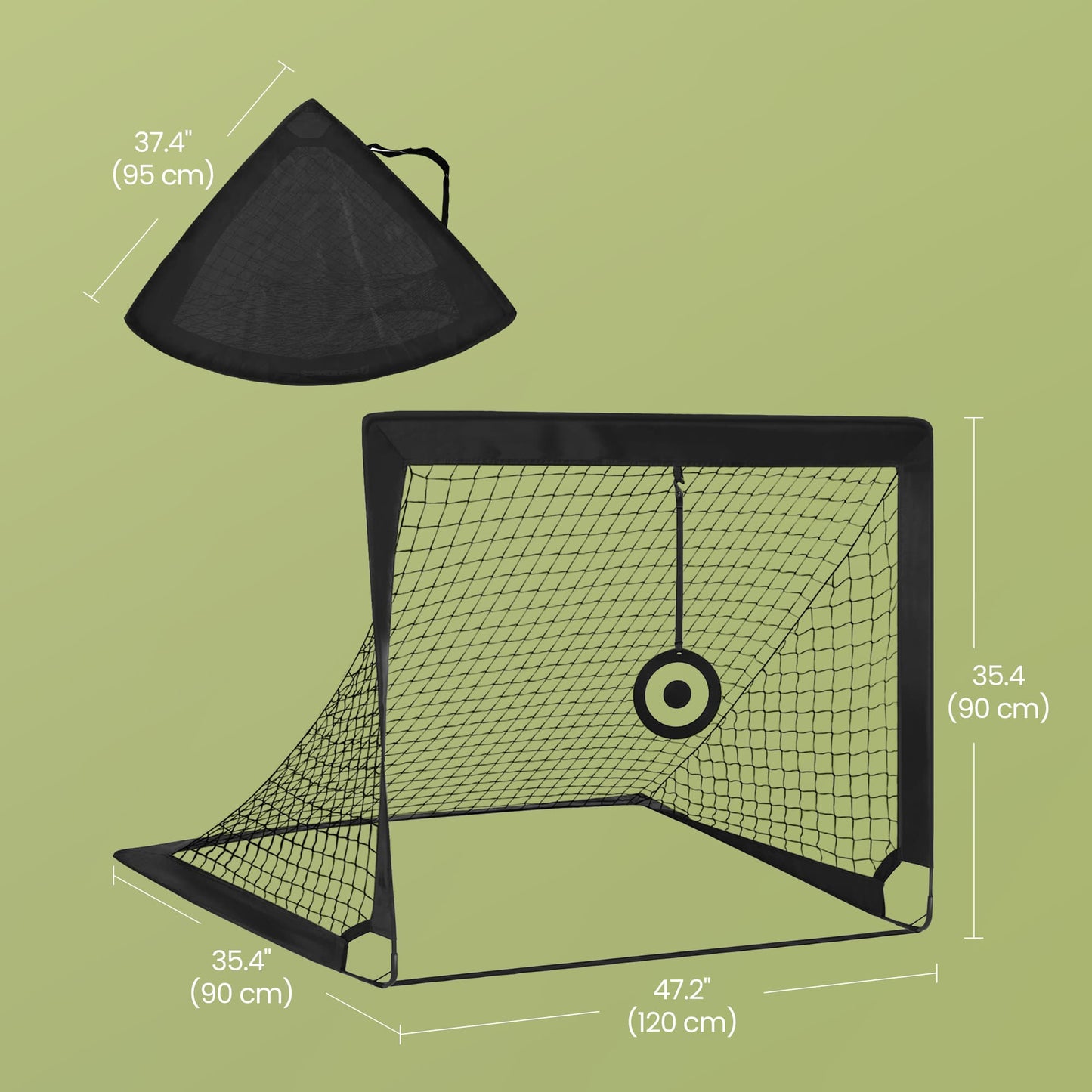 Set of 2 Pop-Up Soccer Goals - image 6