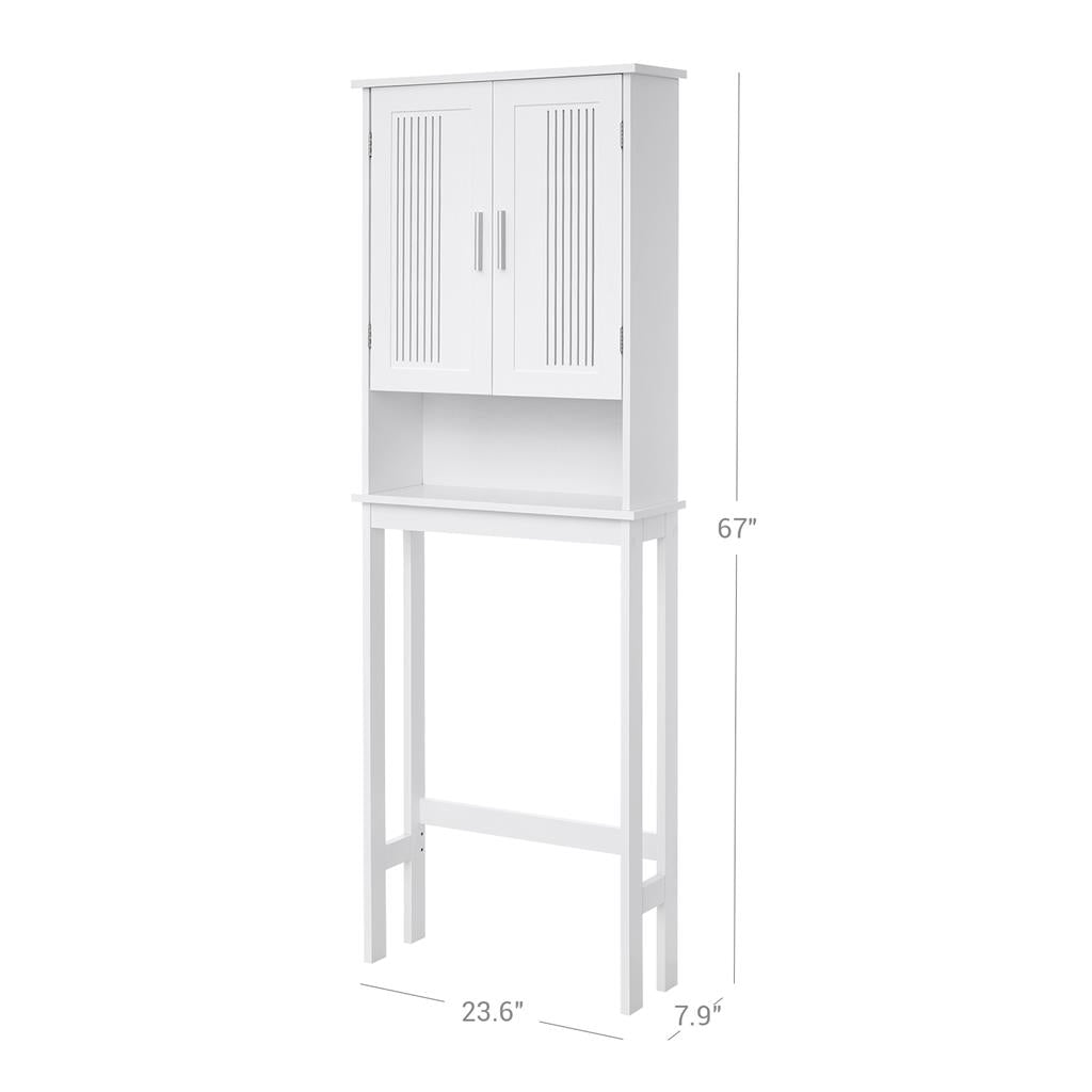 White Over-the-Toilet Storage Cabinet - image 6