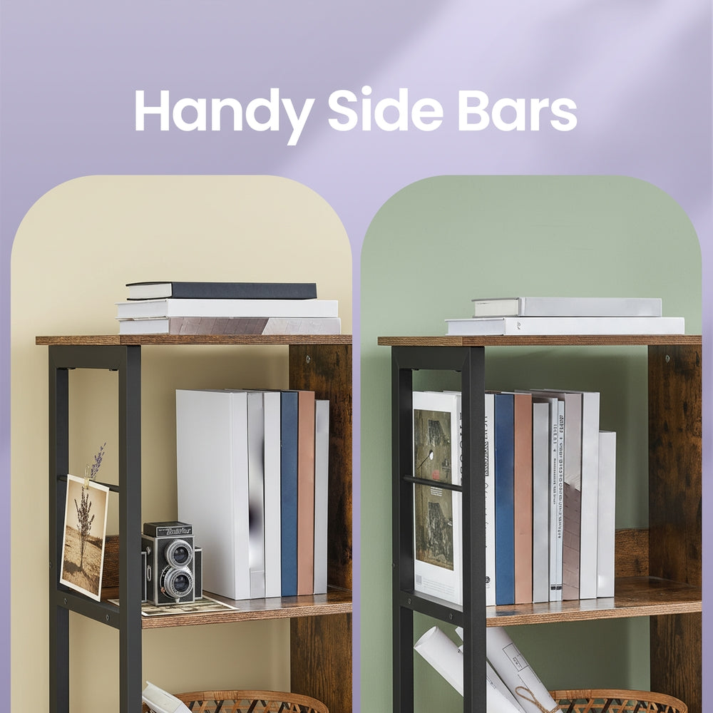 Ladder Shelf 3-Tier, Industrial Display Bookcase, Storage Rack for Living Room - image 23