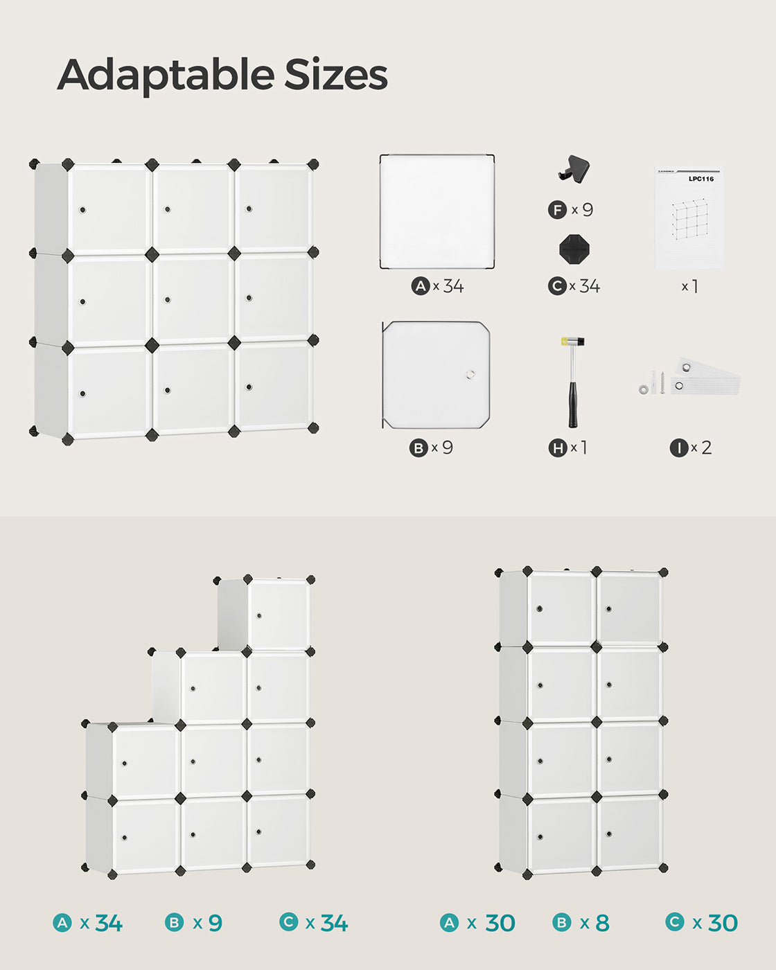 9 Cube Storage Organiser - image 8