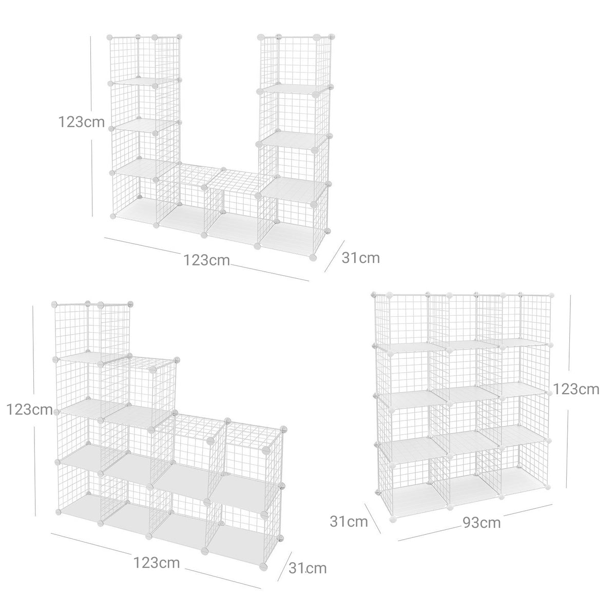 Mesh Cubes Storage Organiser - image 17