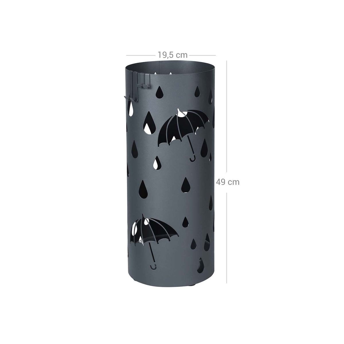 Matte Gray Umbrella Stand - image 7