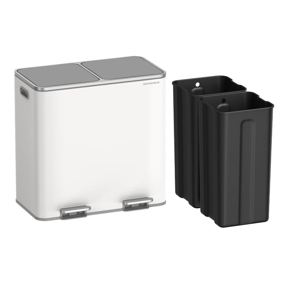 2 x 10.6 Gallon (2 x 40 L) Trash Can for Kitchen