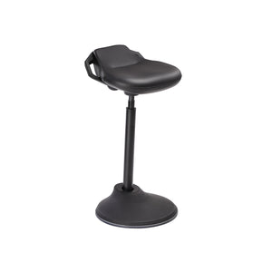 Standing Desk Chair, Swivel Ergonomic Standing Stool, Adjustable Height 23.6-33.3 Inches, Sitting Balance Chair Office, PU, Black UOSC12BK