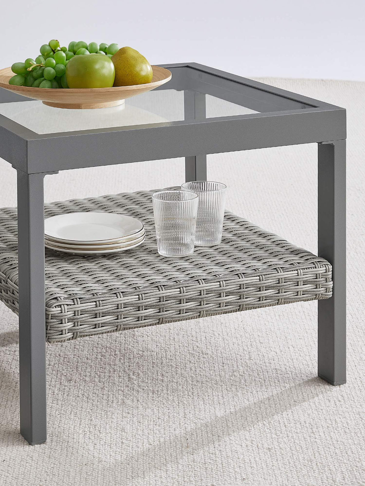 Sencillo Collection - Glass Table