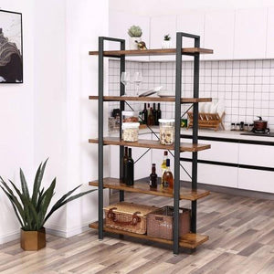 DWAYNE 5-Tier Shelving Unit - HWLEXTRA