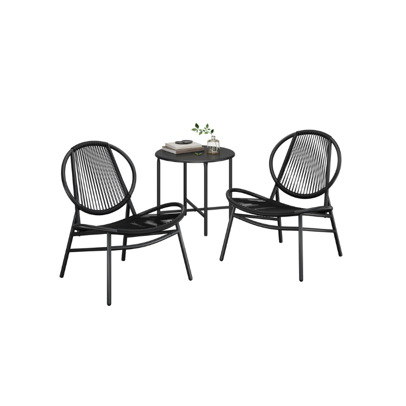 3-Piece Patio Bistro Furniture Set