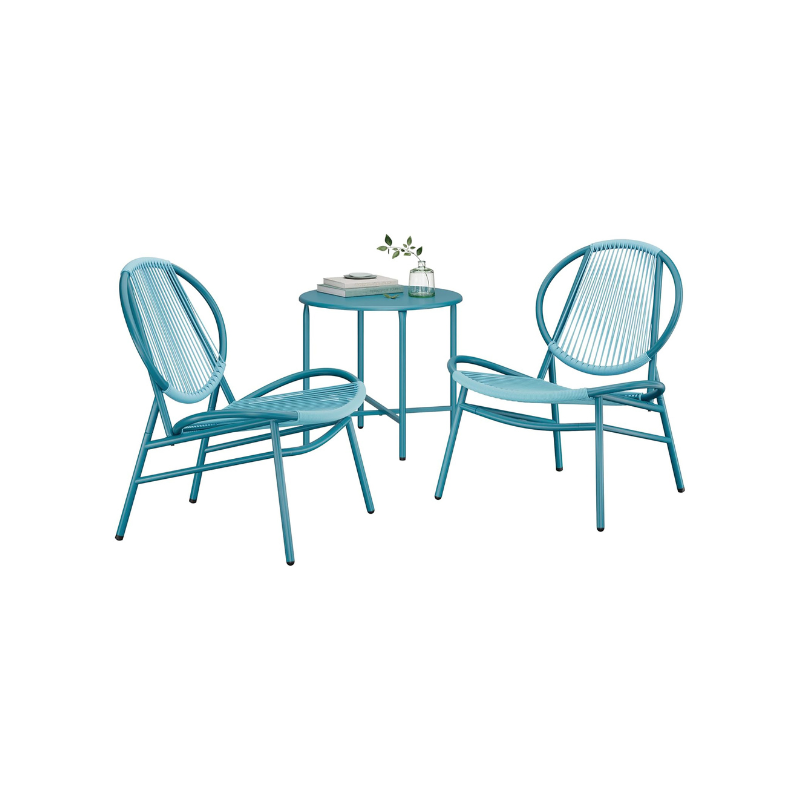 Patio Furniture Set 3 Pieces