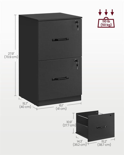 2-Drawer Vertical File Cabinet