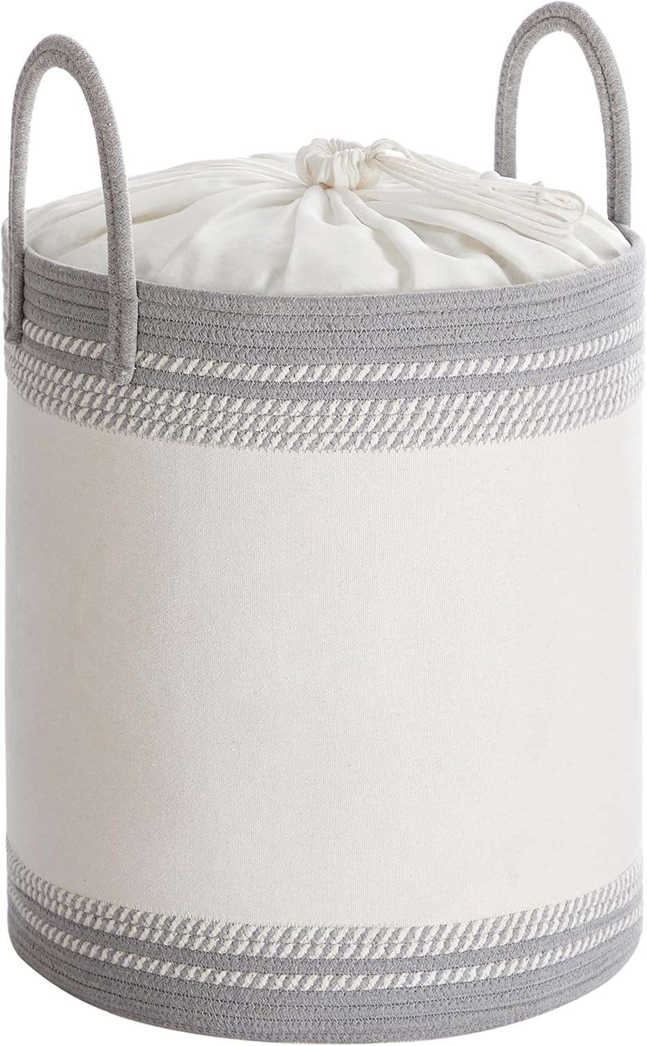 Laundry Hamper, 18.9 Gal., 16.1 x 16.1 x 18.1 Inches, Dove Gray - image 1