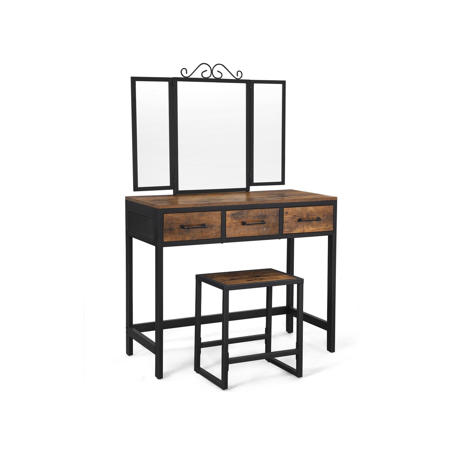 Vanity Table and Stool Set - image 1