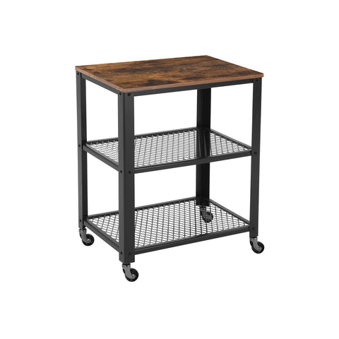 Standing Baker's Racks, 30.6"H, Rustic Brown ULRC78X