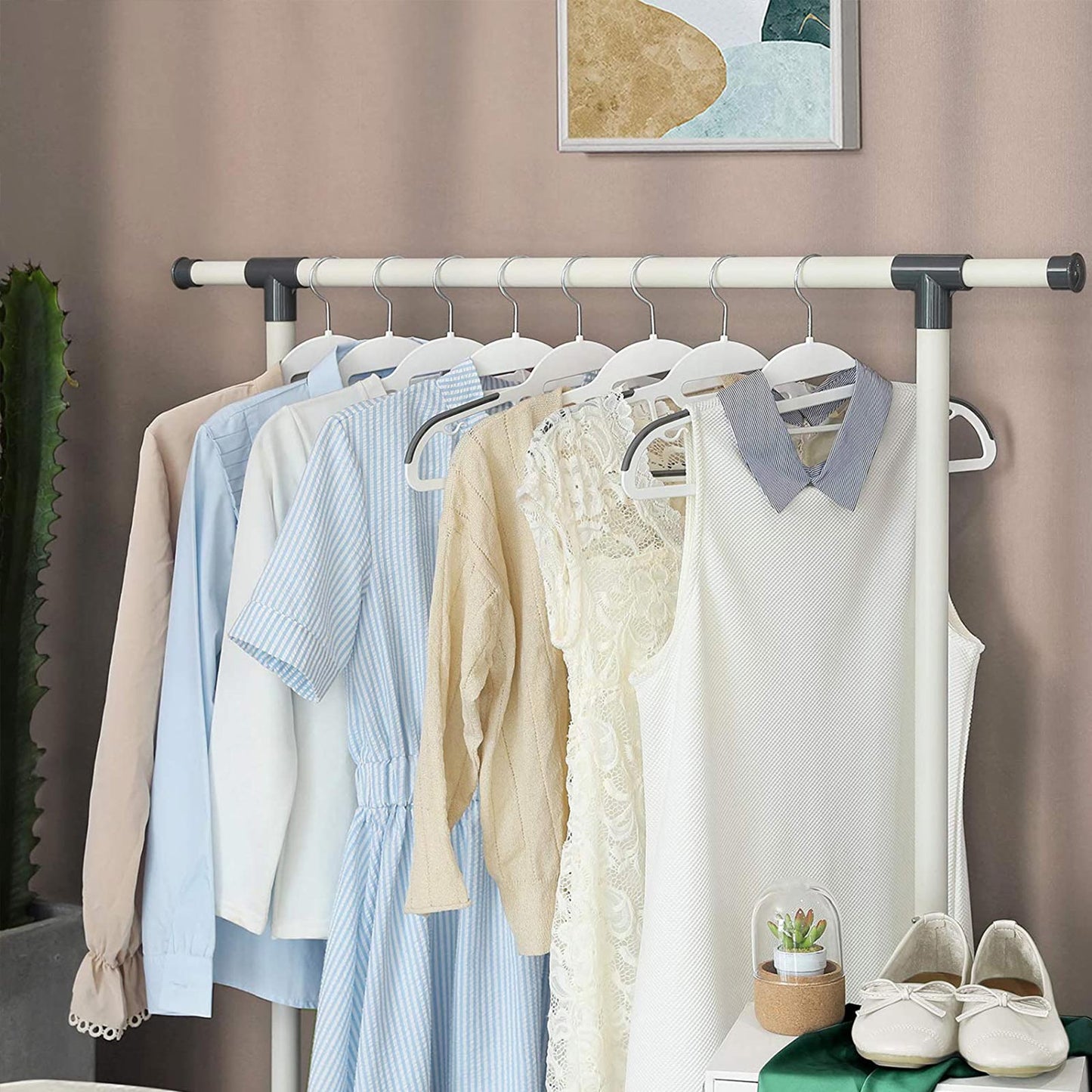 30 Pack Heavy-Duty Plastic Suit Hangers - image 3