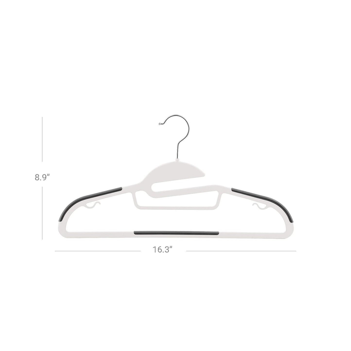 30 Pack Heavy-Duty Plastic Suit Hangers - image 6
