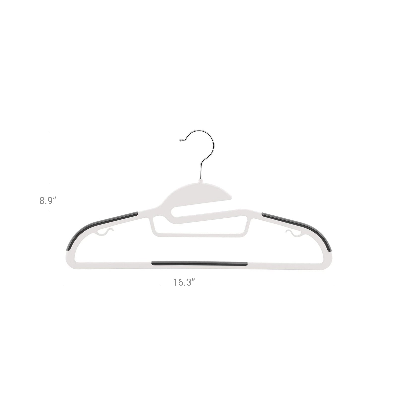 30 Pack Heavy-Duty Plastic Suit Hangers - image 6
