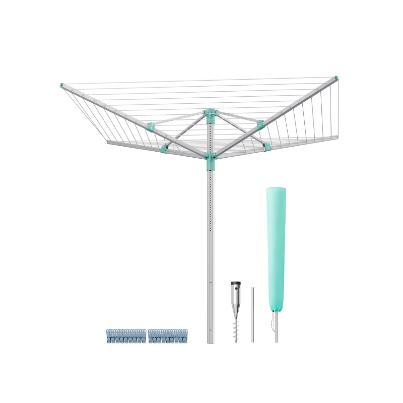 Umbrella Drying Rack, 164 ft Long Clothesline