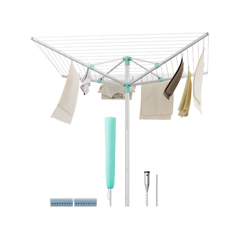 Umbrella Drying Rack, 197 ft Long Clothesline
