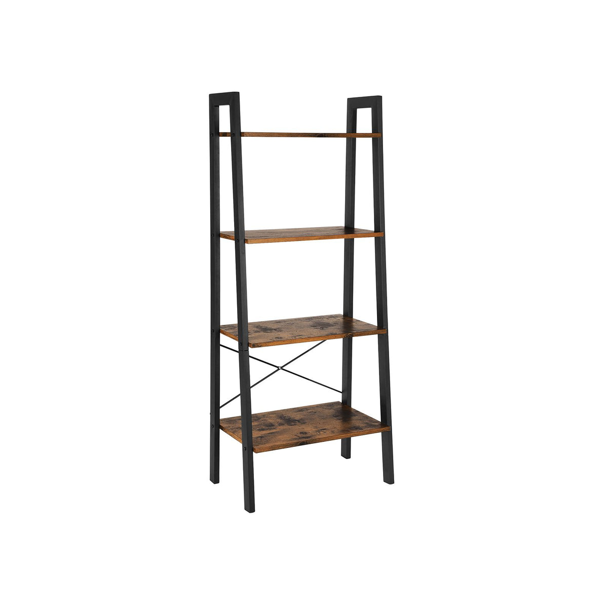 Ladder Shelf, 4-Tier Bookshelf, Storage Rack Shelves