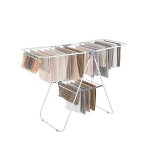Clothes Drying Rack with Sock Clips - HWLEXTRA 