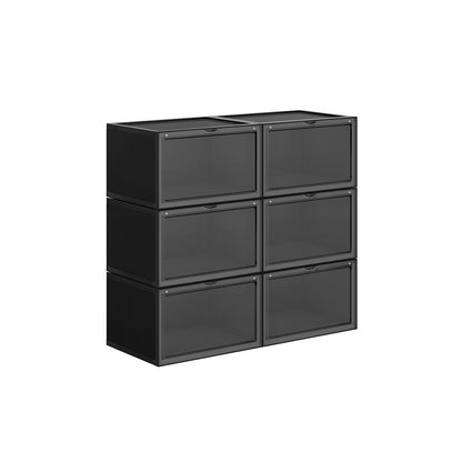 Pack of 6 Clear Door Shoe Boxes - image 2