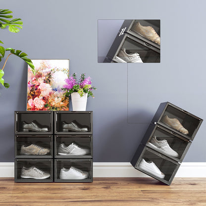 Pack of 6 Clear Door Shoe Boxes - image 4