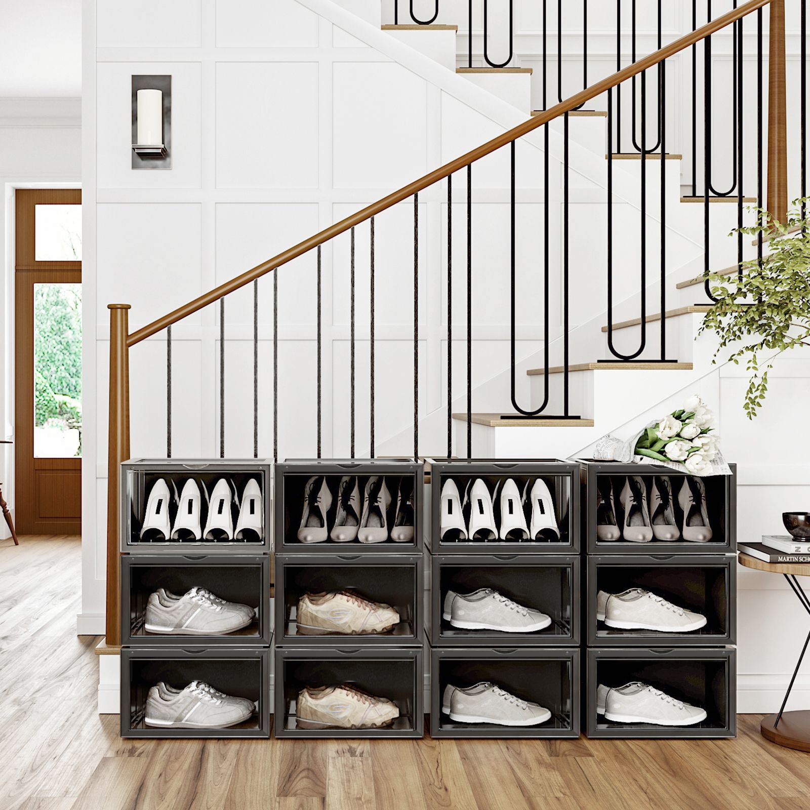 Pack of 6 Clear Door Shoe Boxes - image 6
