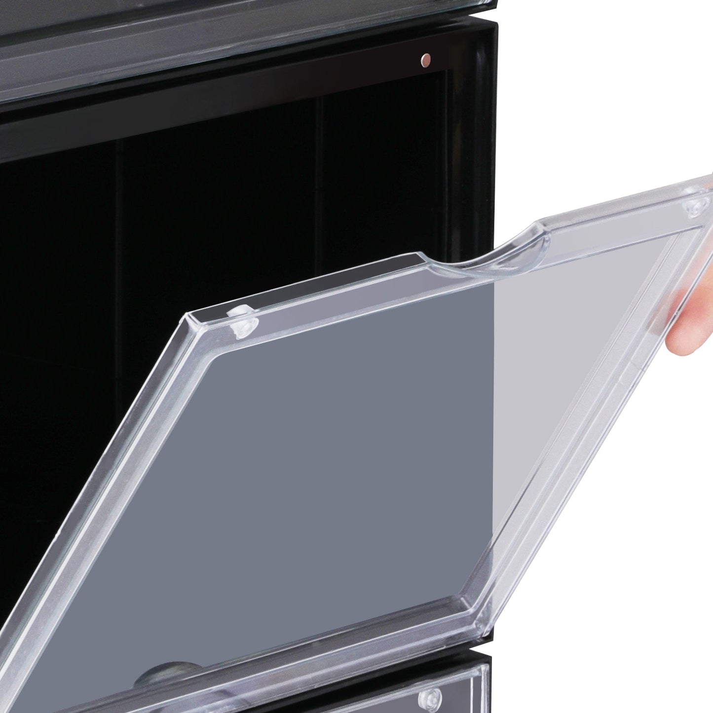 Pack of 6 Clear Door Shoe Boxes - image 8