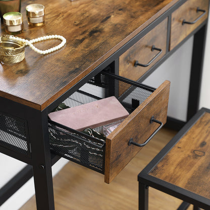 Vanity Table and Stool Set - image 7