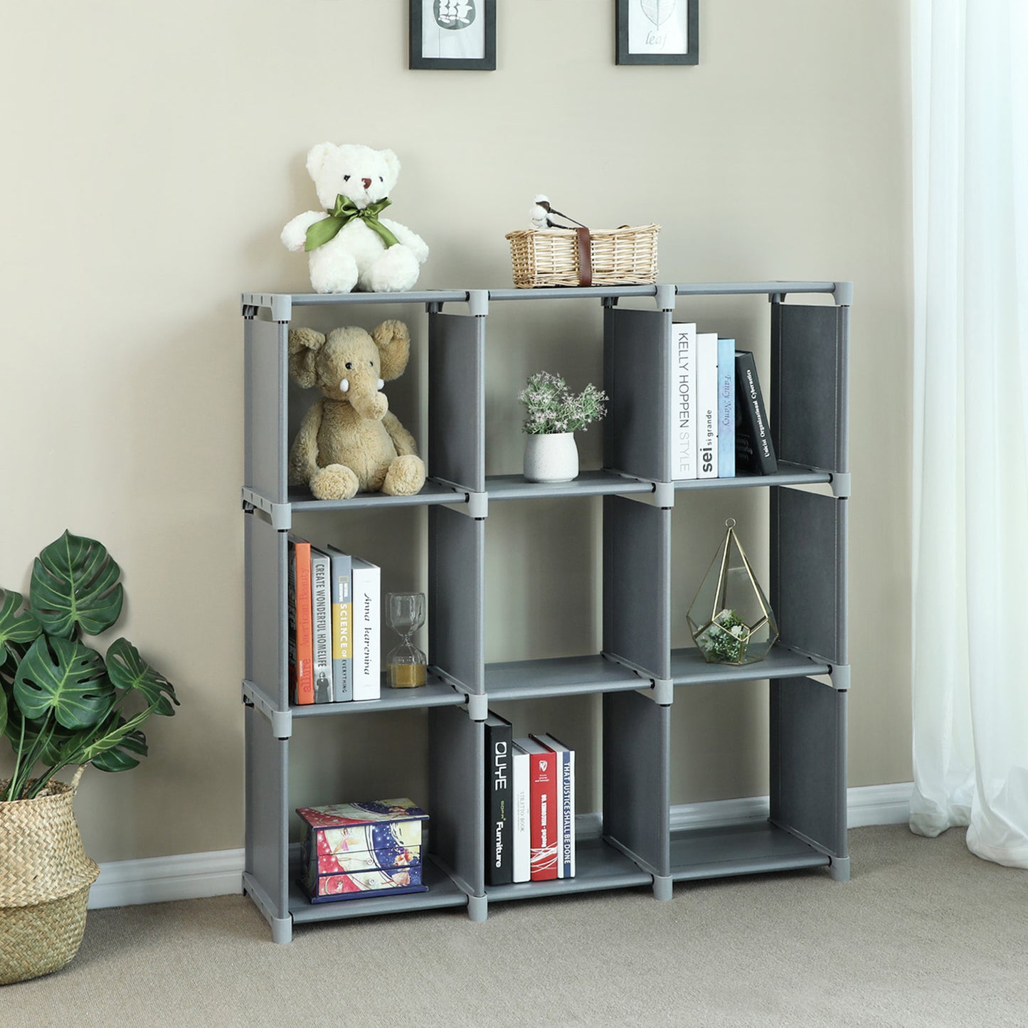 9 Cubes Bookshelf Closet - image 4