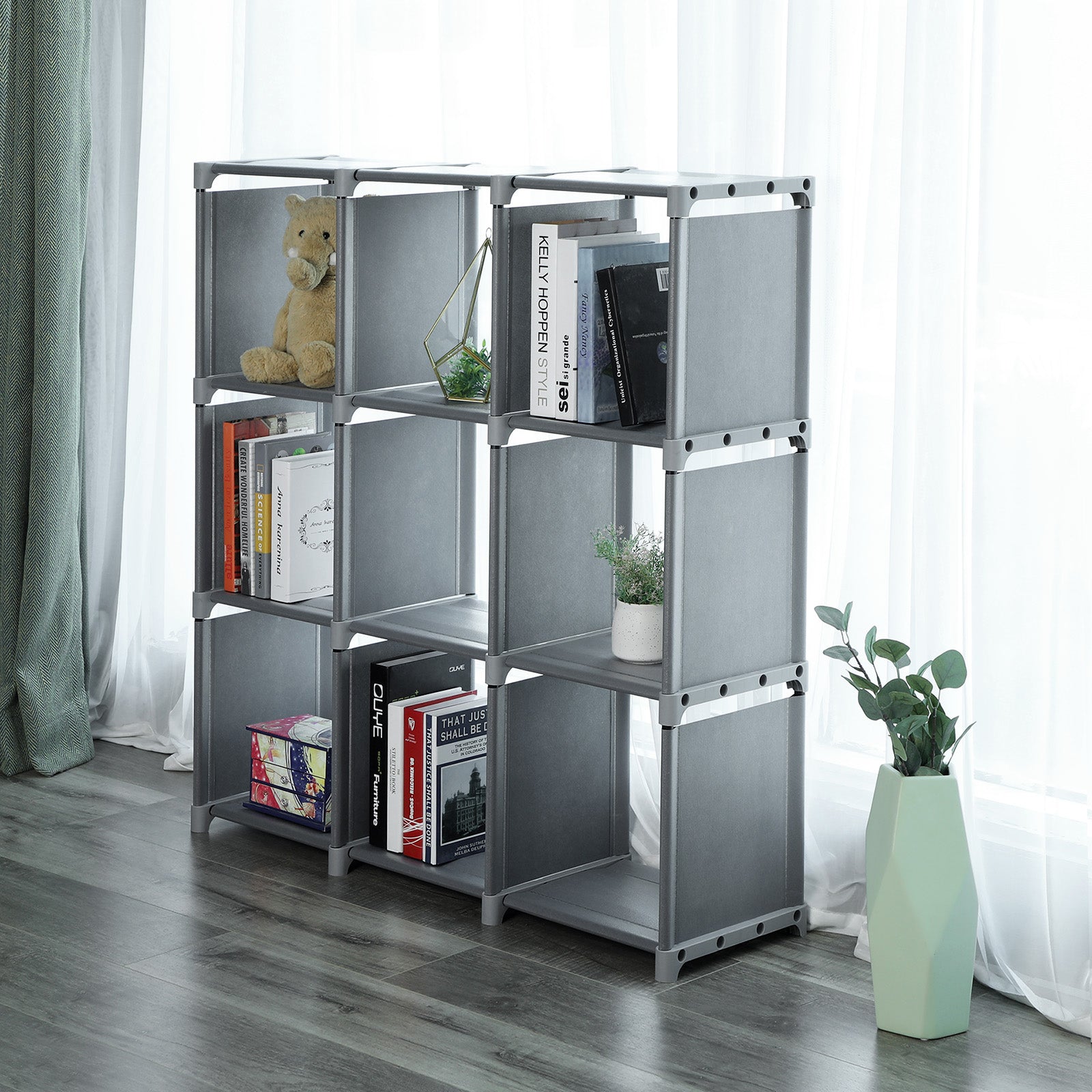9 Cubes Bookshelf Closet - image 5