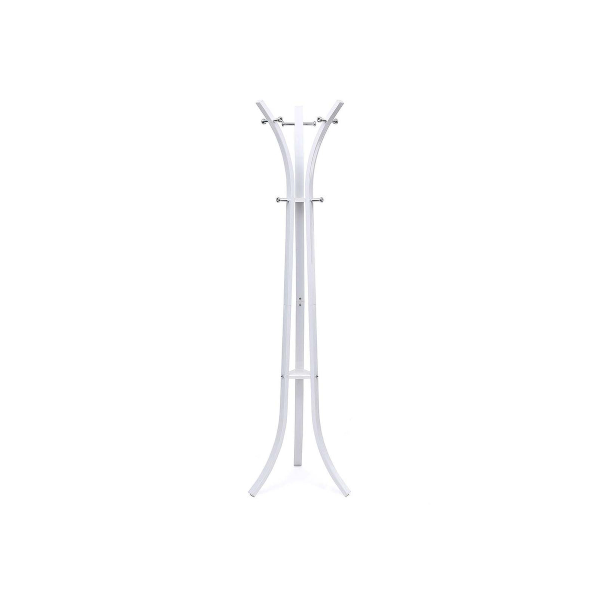 White Freestanding Coat Rack — 176 cm