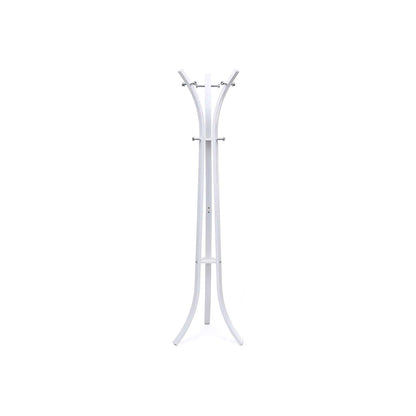 White Freestanding Coat Rack — 176 cm