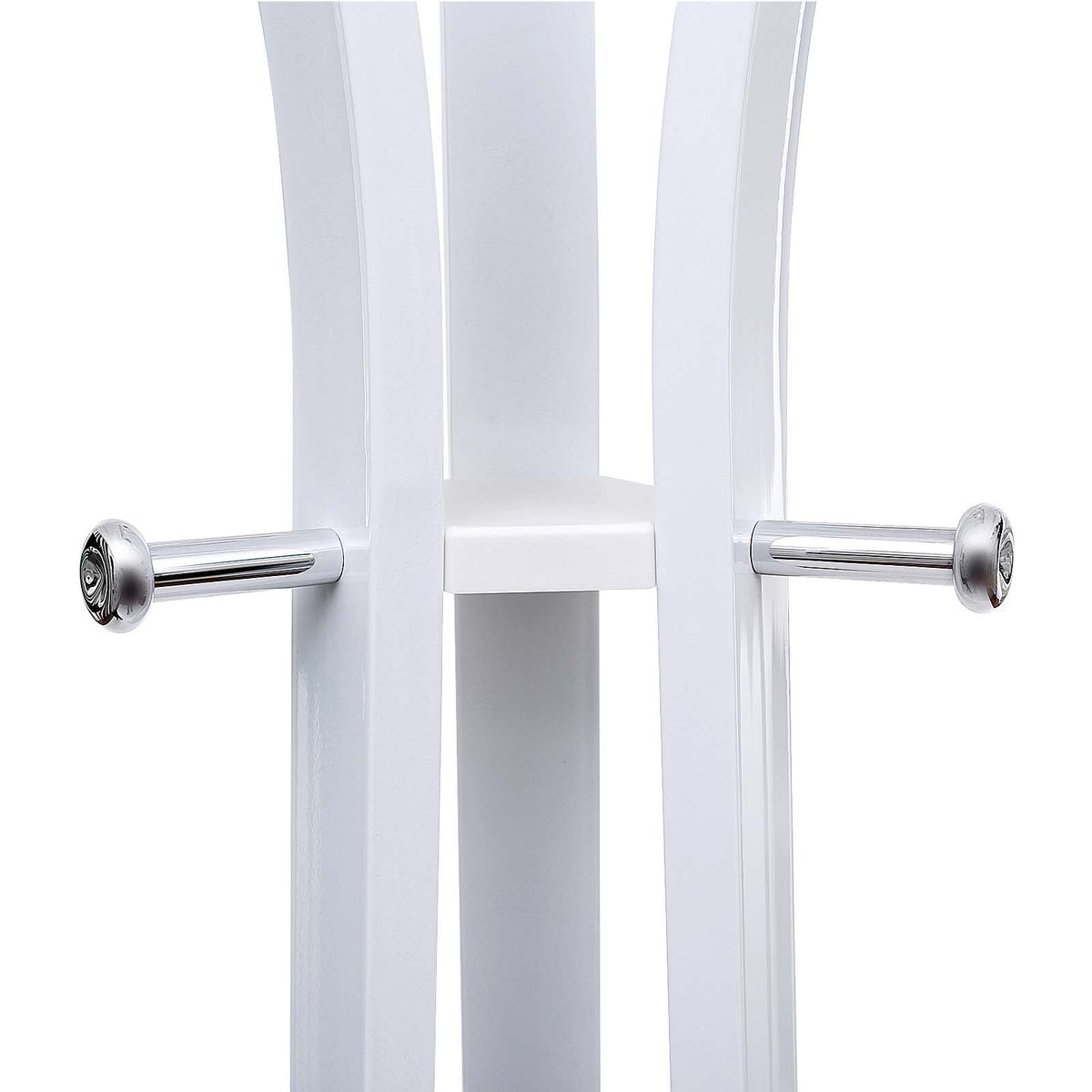 White Freestanding Coat Rack — 176 cm