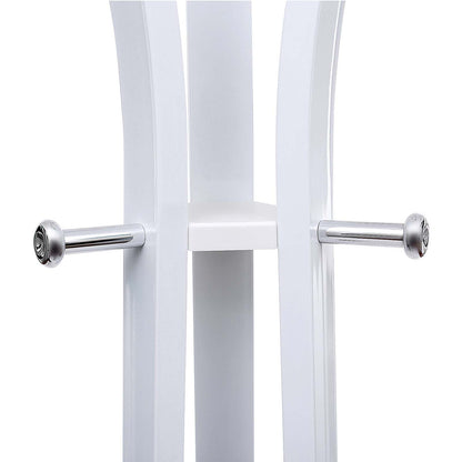 White Freestanding Coat Rack — 176 cm