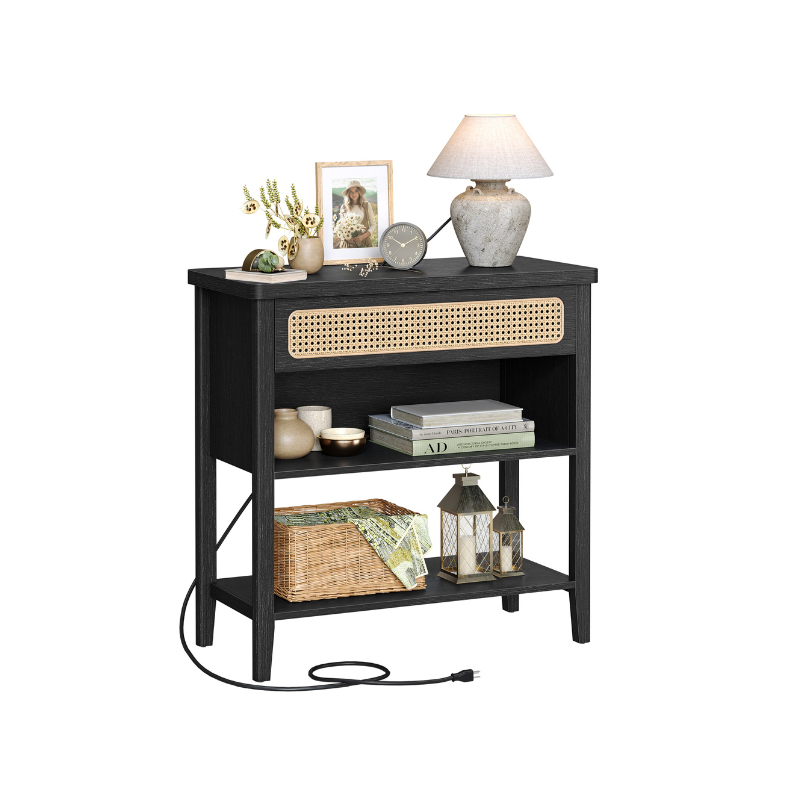 Console Table with Power Outlets